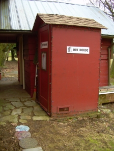 The little red outhouse